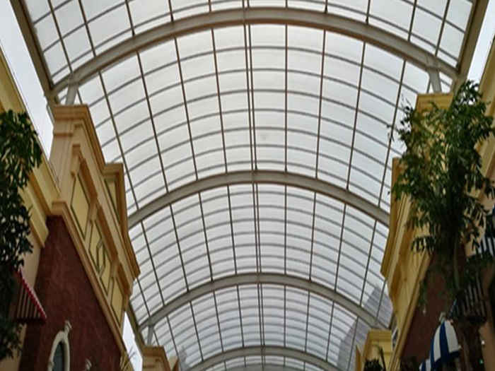 泰州屋面网架顶棚吊装方案